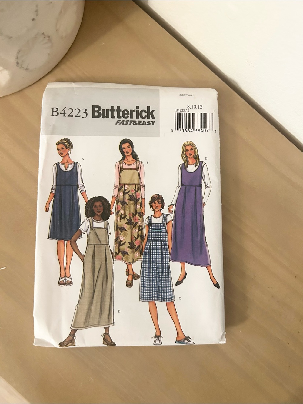 Vintage Butterick B4223 Misses Petite Jumper Sewing Pattern Fast & Easy